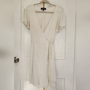 Lulu's Cream Mini Dress